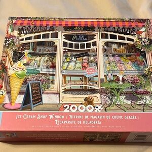 Ice Cream Shop Window Puzzle - 2000 Pieces New